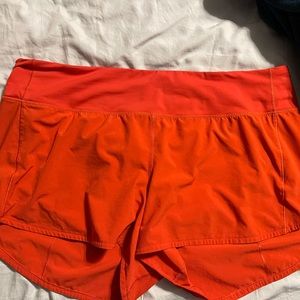 Lululemon size 14 red shorts